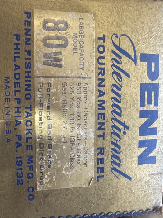 Penn International 80w
