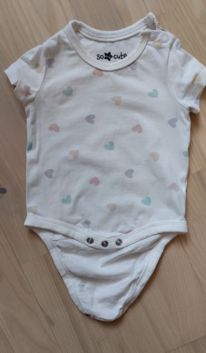 Zestaw 3 szt body roz 62, nowe