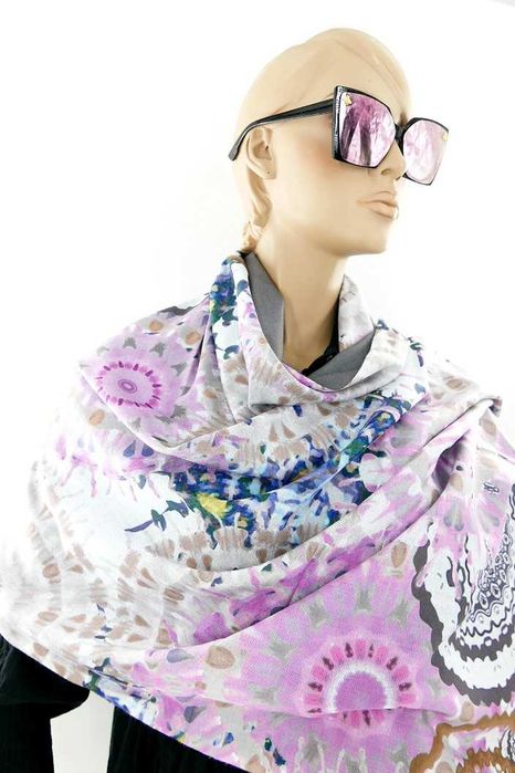 Szal Damski Wiskoza Etno Boho Nowy