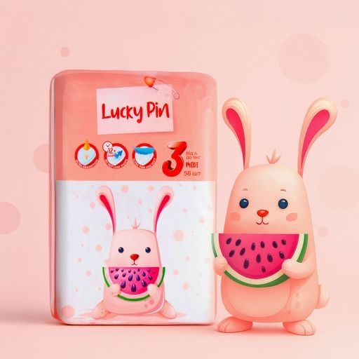 Підгузки Lucky Pin 2,3,4,5,6 Підгузки Joy