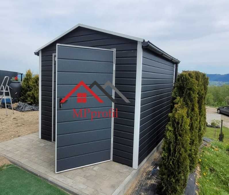 Skandynawski domek ogrodowy