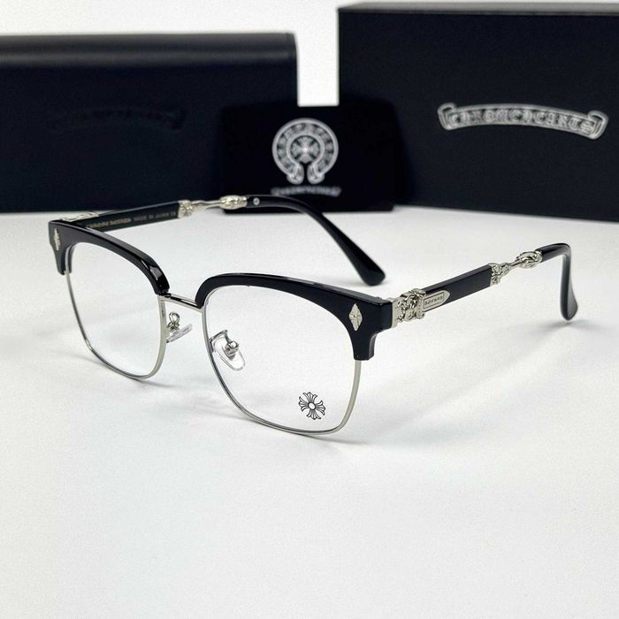 Прозорі Окуляри CHROME HEARTS, очки chrome hearts