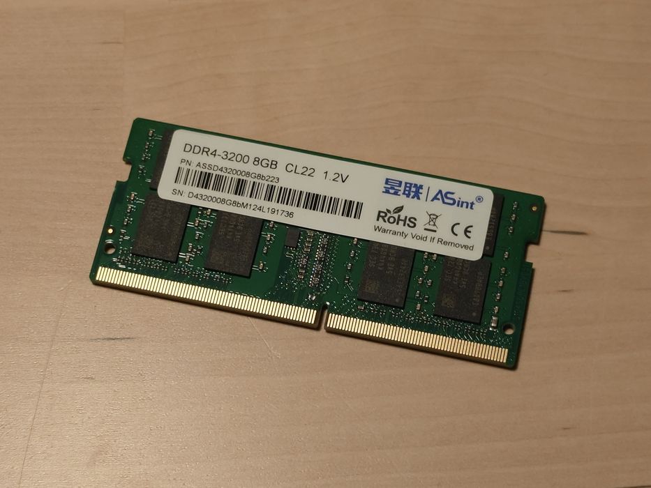 Pamięć RAM ASint 8GB DDR4-3200 8GB sodimm