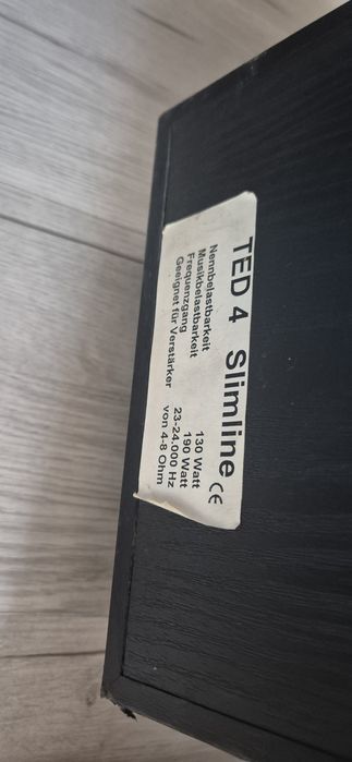 IQ TED 4 SLIMLINE Niemieckie kolumny