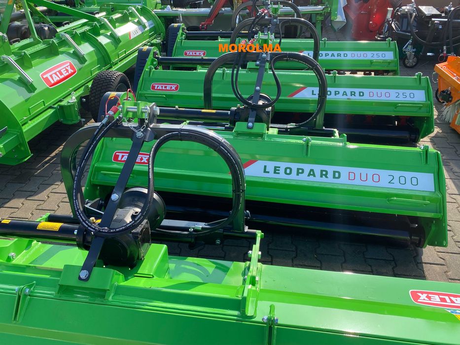 Kosiarka bijakowa na kukurydzę mulczer Talex Leopard Duo rozdrabniacz bijakowy uniwersalny do nieużytków poplonów kukurydzy ugórów