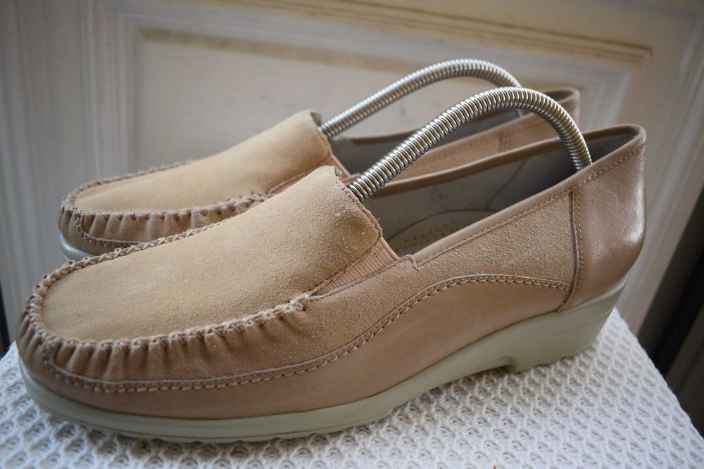 кожаные туфли мокасины слипоны Ара Ara р. 42 на р. 41.5 27 см