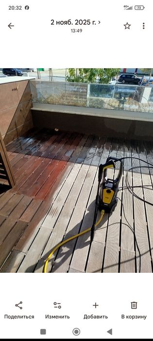 Tratamento madeira chão Deck