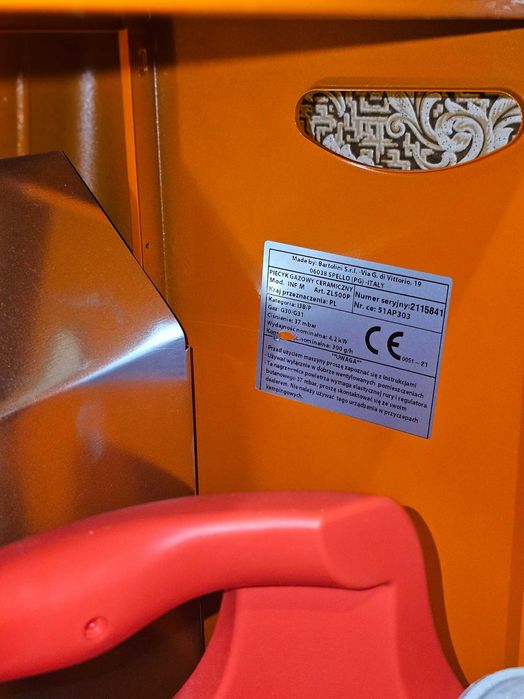 Bartolini ZL500P, газовий нагрівач з Італії, 4,2 кВт, з торгом