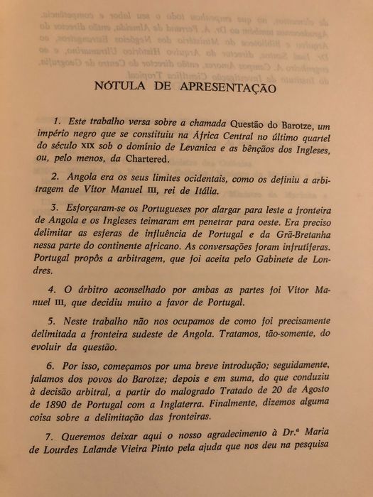 A Crise em seus Aspectos Morais / A Questão do Barotze