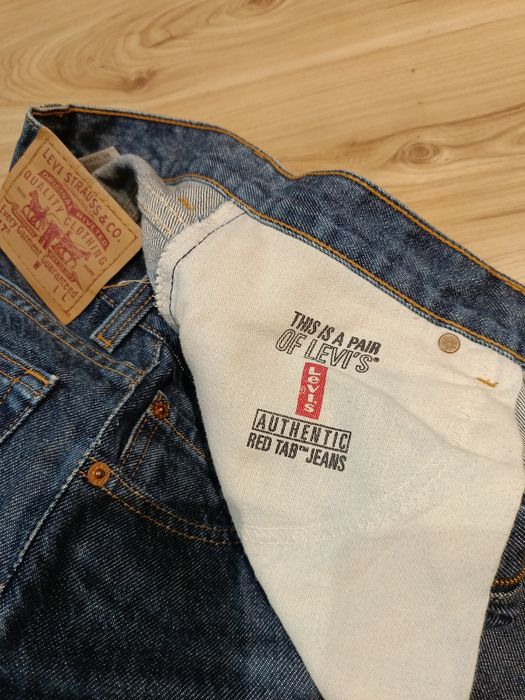 Spodnie dżinsowe Levi's 517, vintage,nogawki rozszerzane,granat,L
