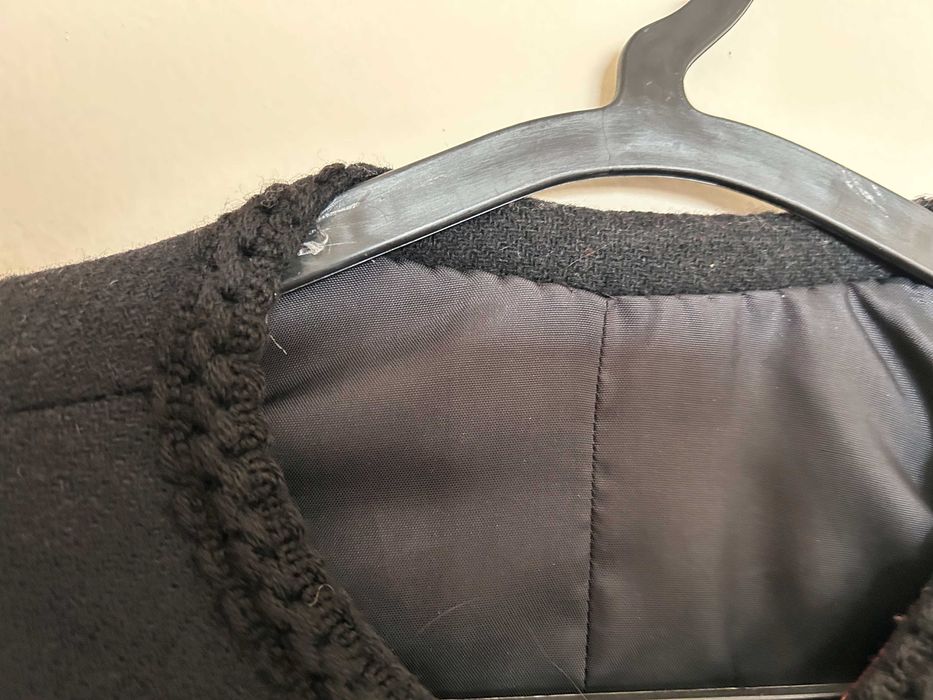 Casaco de fazenda de lã