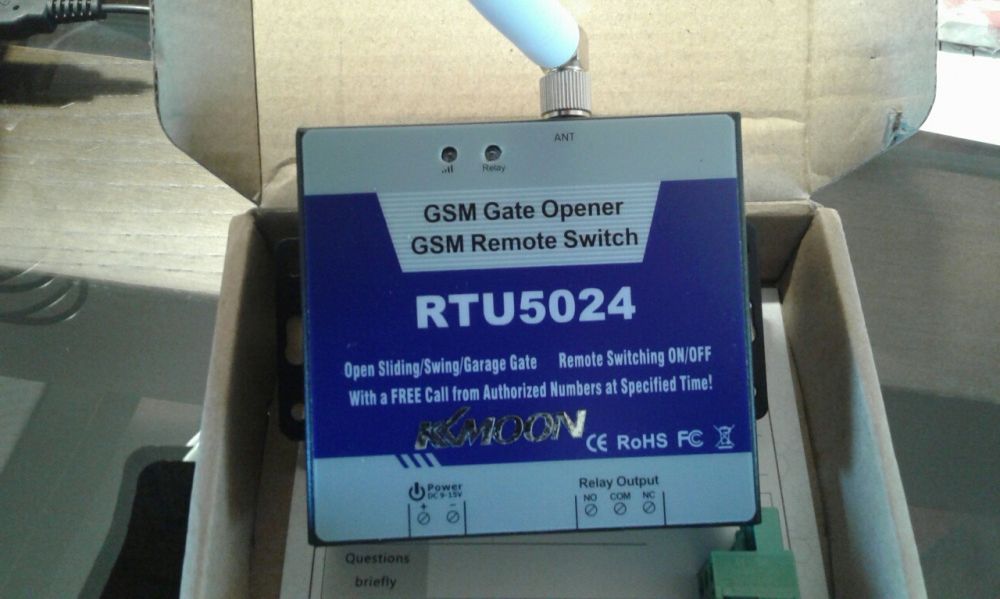 Abrir portão com telemóvel