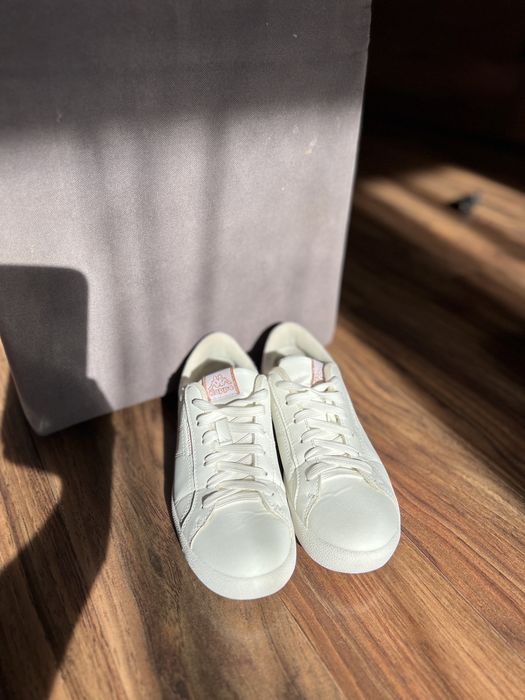 Białe damskie półbuty sneakersy KAPPA
