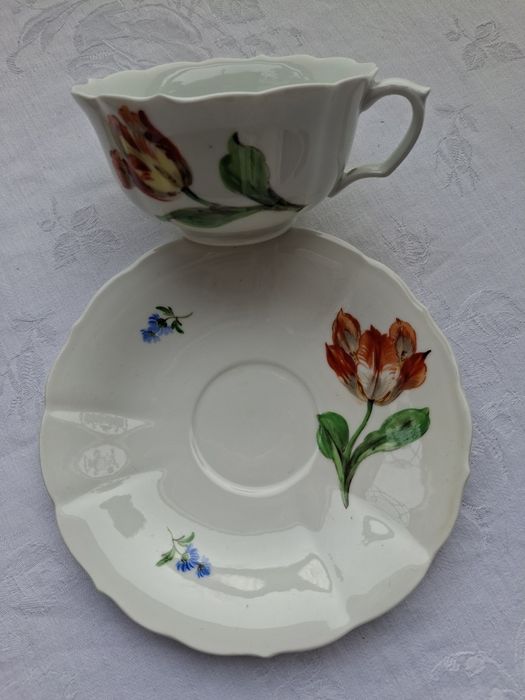 Тріо, пара  і тарілки Meissen