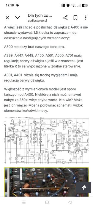 Wzmacniacz Pioneer A 401 brat a400