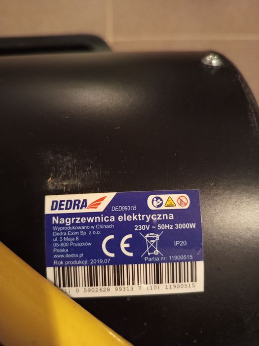 Nagrzewnica Dedra 9931B