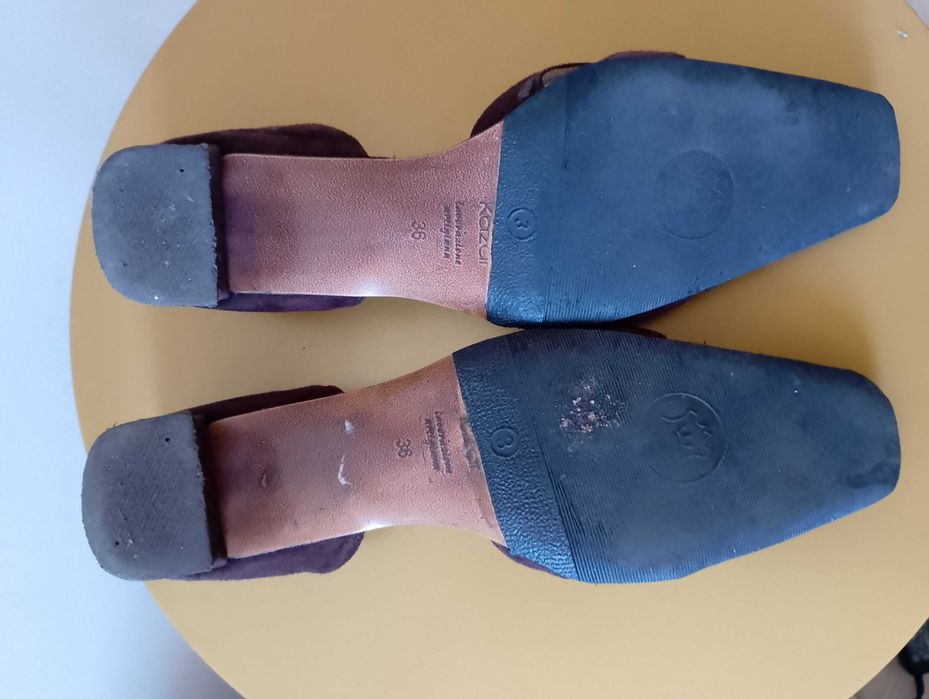 *brązowe buty Kazar*