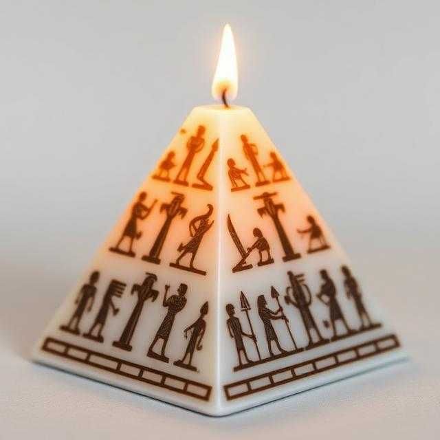 Vela Piramide Guiza Egipto incenso disponível 500gr