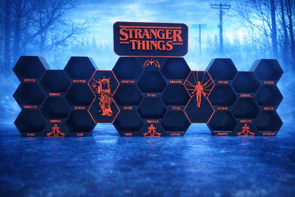 СТИЛЬНА‼️Полиця Stranger Things для кіндерів Підставка Дивні дива