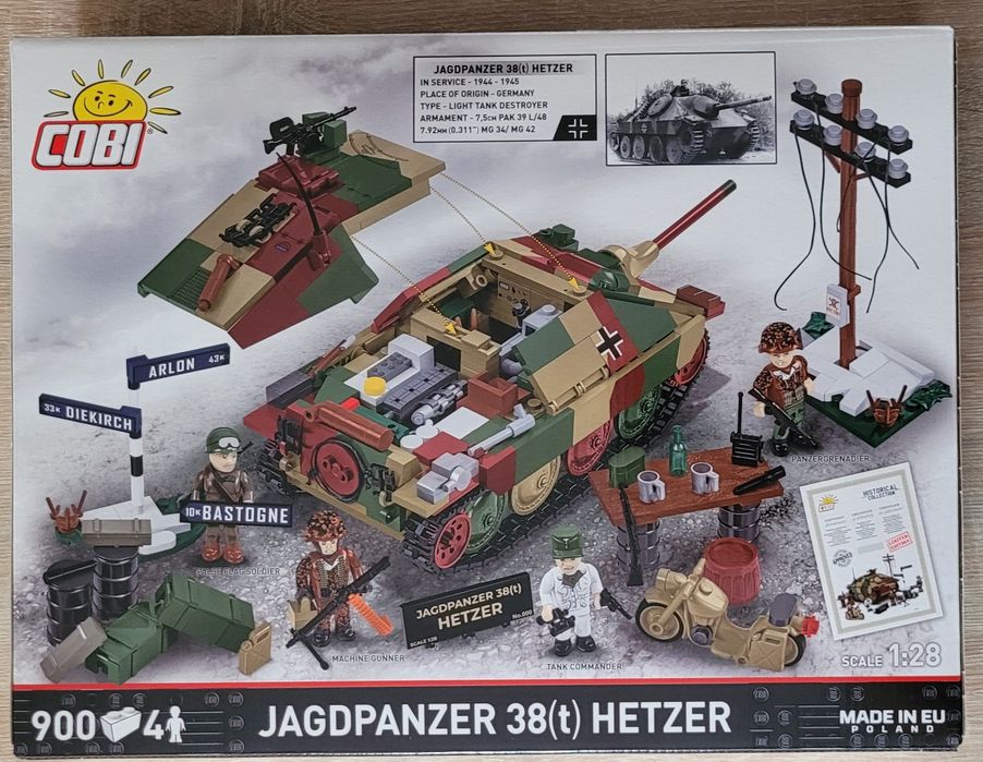 Cobi 2669 Jagdpanzer 38(t) Hetzer Figurka Niemiecki Dywersant