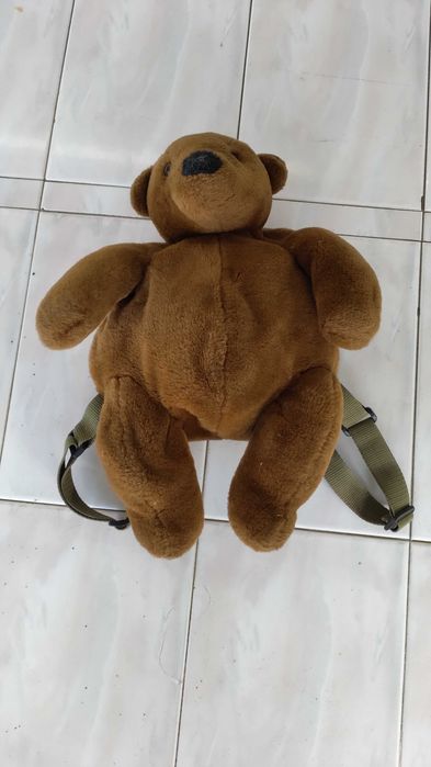 Mochila pequena criança urso