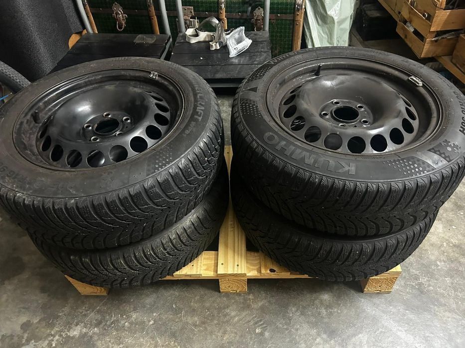 Pneus de inverno com jantes ferro Kumho
