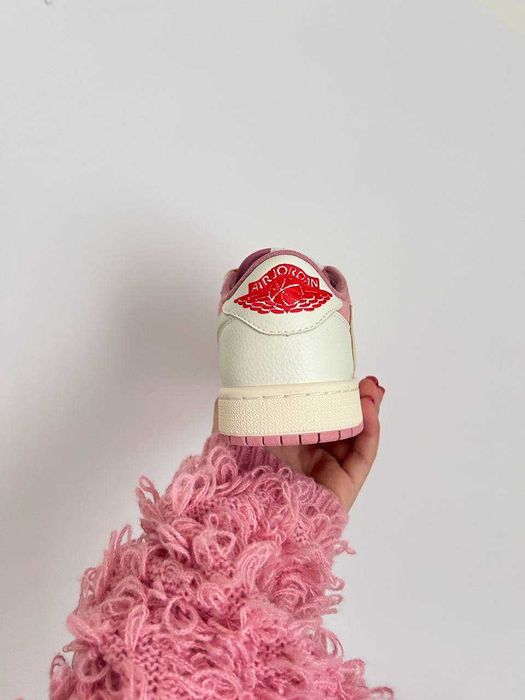 АКЦІЯ! Nike Air Jordan 1 Low x Travis Scott Shy Pink 36 37 38 39 40 41