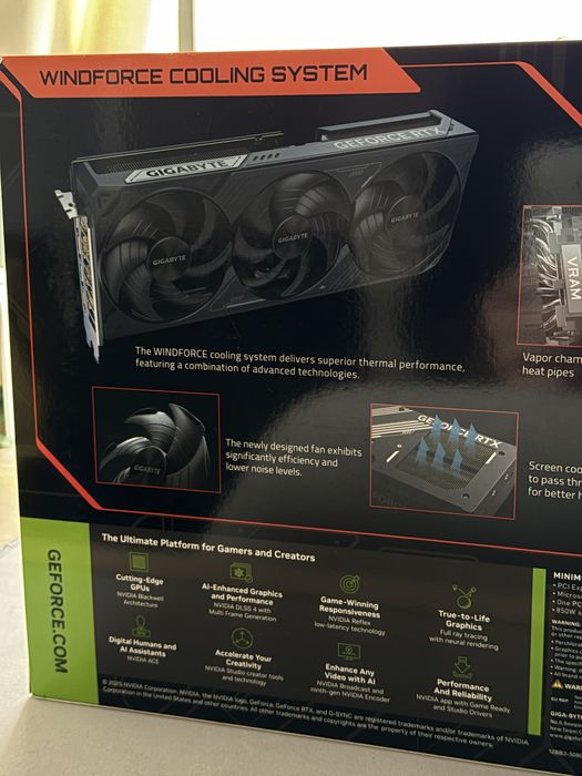 Gigabyte GeForce RTX 5080 WINDFORCE OC SFF 16GB GDDR7