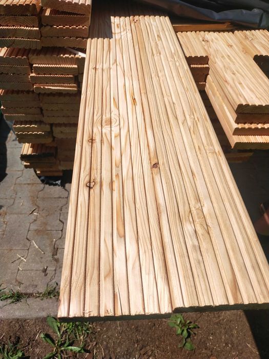 Deska tarasowa  podłogowa modrzew 28x135