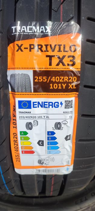 255/40R20  TracMax XPrivilo TX3 4szt Nowe 2024r