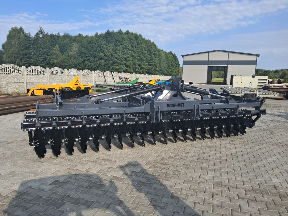 Brona talerzowa hydraulicznie składana 5 metrów, talerzówka 5m