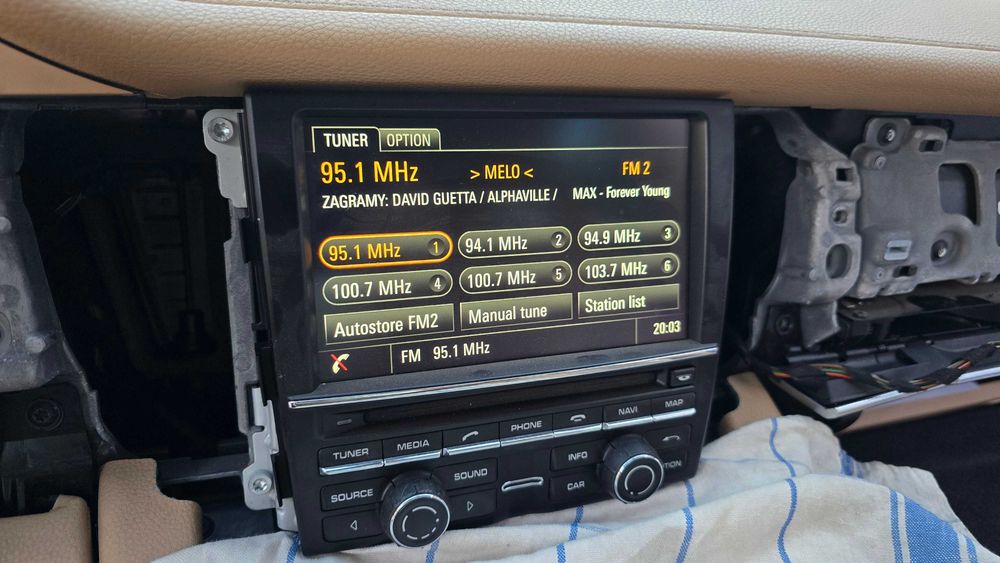 radio porsche panamera 970 nawigacja