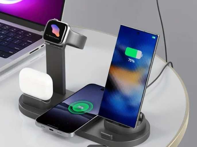 Stacja ładowania bezprzewodowego,do samsung /Iphone Nowy