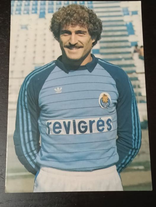 Postal Zé Beto e estádio Santiago Barbanabeu