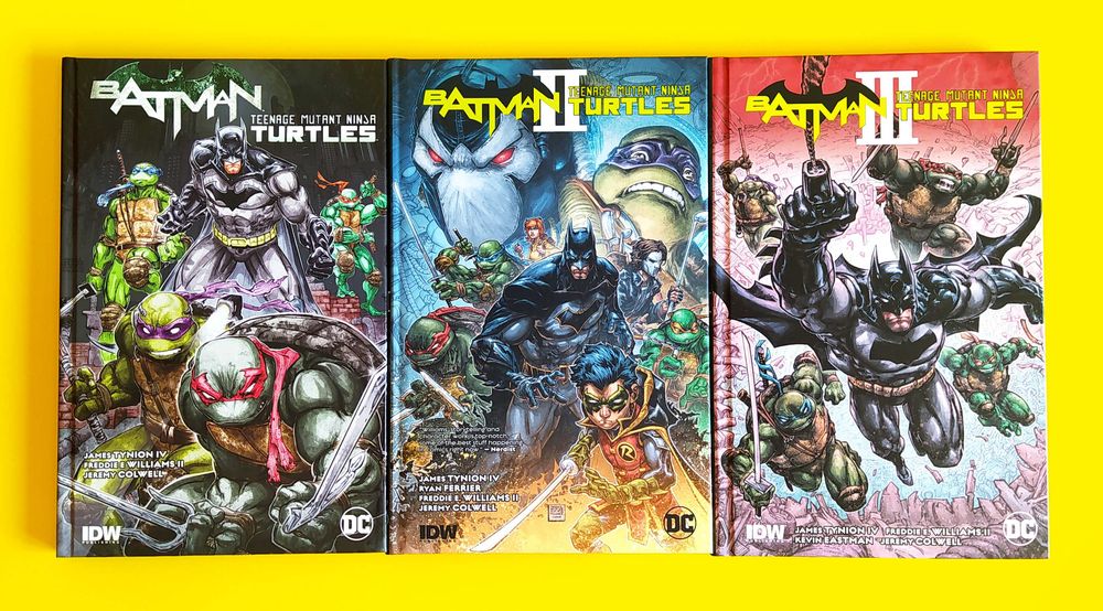 Livros Batman Teenage Mutant Ninja Turtles Vols I II III