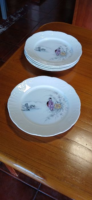 Prato raso Vista Alegre, antigo