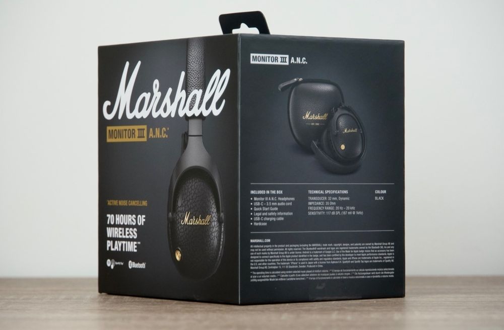 Auscultadores Marshall Monitor III