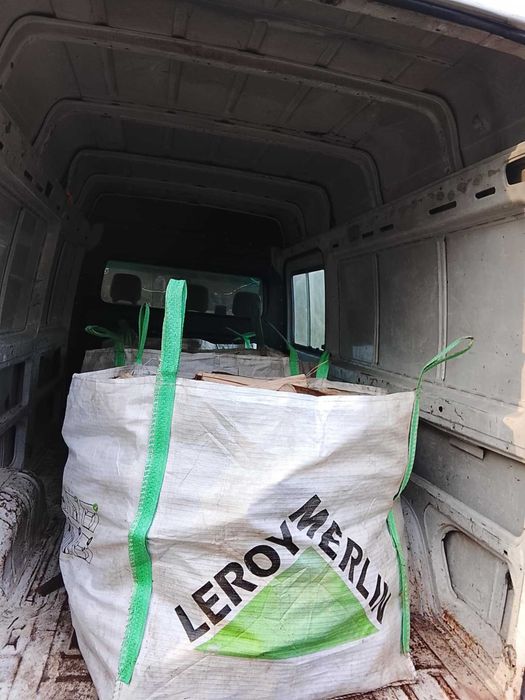 Lenha eucalipto seca