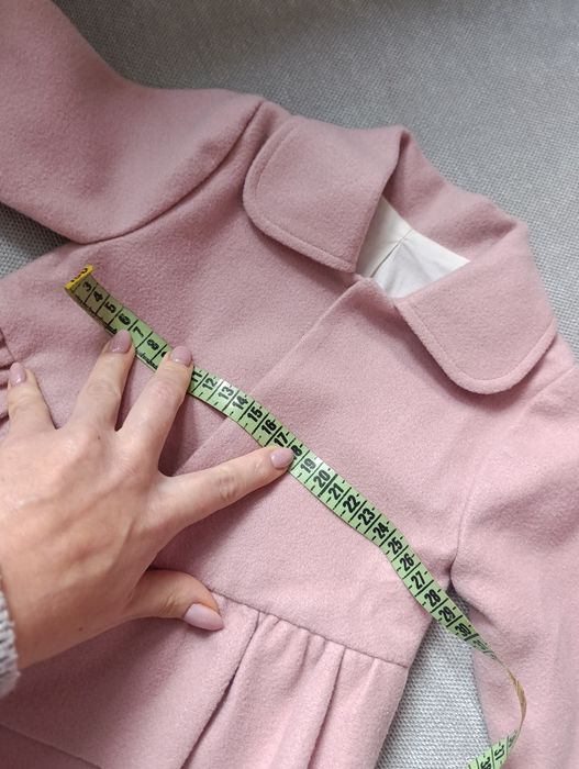 Płaszczyk dla dziewczynki wełna