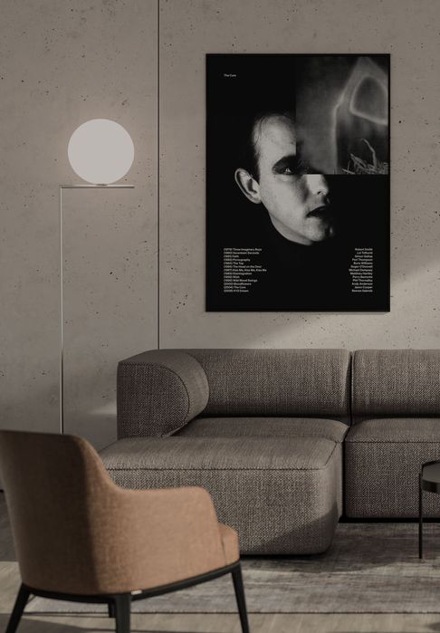 THE CURE (plakat, sitodruk) Faith