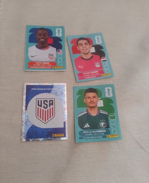 100 cromos para troca Fifa 2026