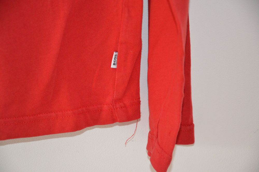bluzka Hugo Boss czerwona XS 12 lat