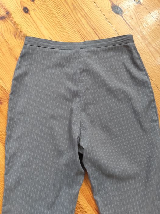 Spodnie damskie w paski proste rozmiar M//L