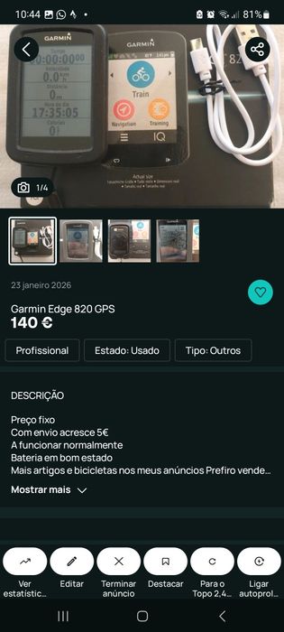 Acessórios para bicicletas oportunidades