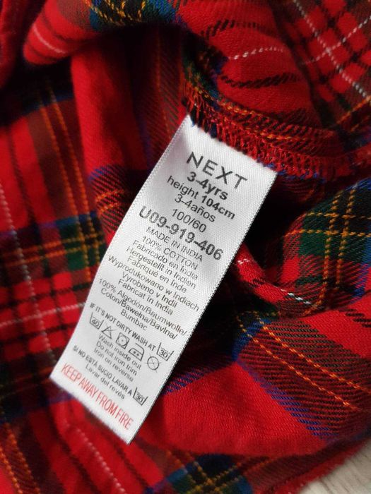 Сукня у клітинку Next на 3-4 рочки 98-104 см