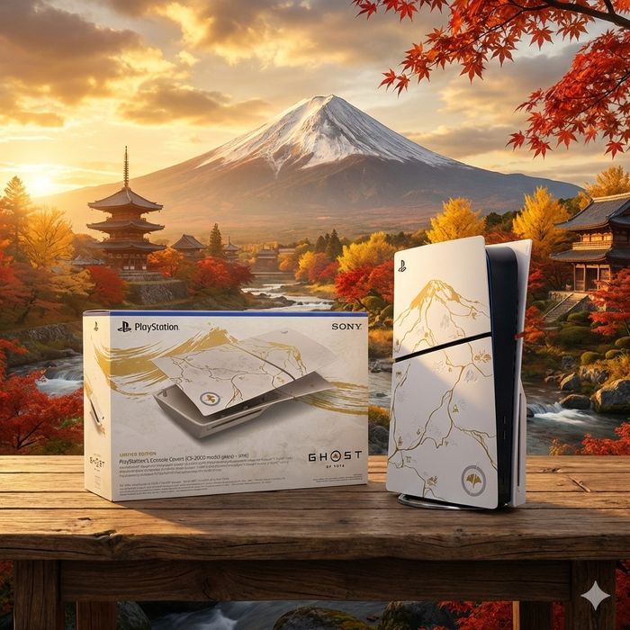 Obudowa Panele PS5 SLIM Ghost of Yotei Console Covers Playstation 5