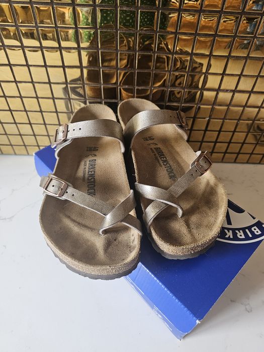 Sandały damskie Birkenstock buty na lato rom. 40  klapki japonki