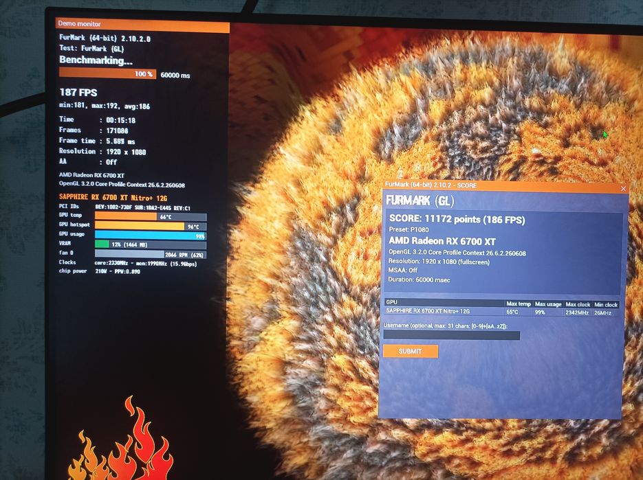 Rx 6700xt shaphire nitro+