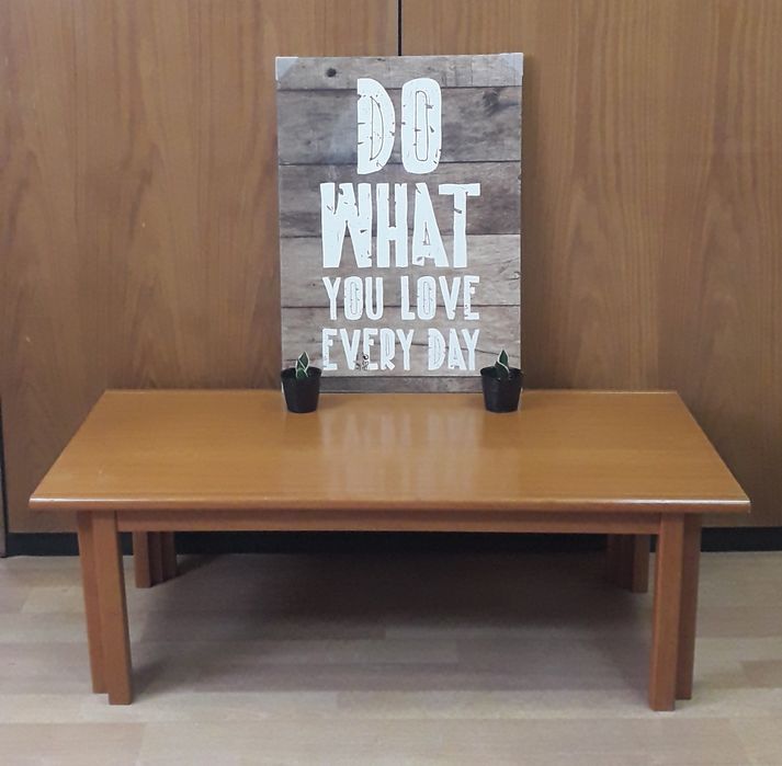 Mesa de centro madeira maciça