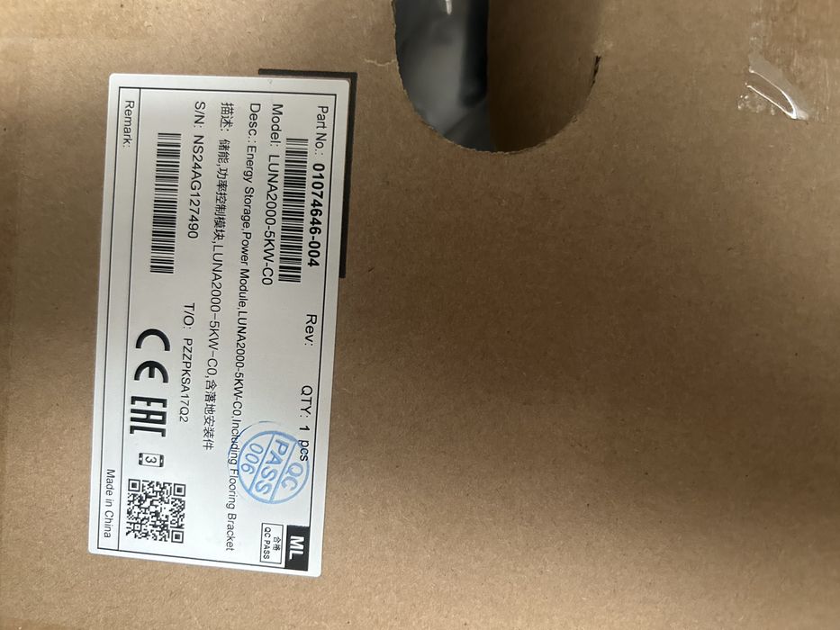 Conjunto de 15kwh Huawei